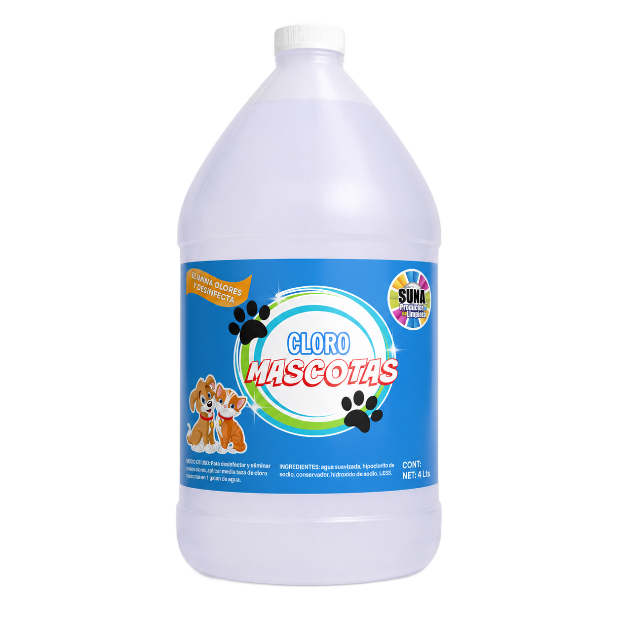 Cloro Mascotas — 4 L