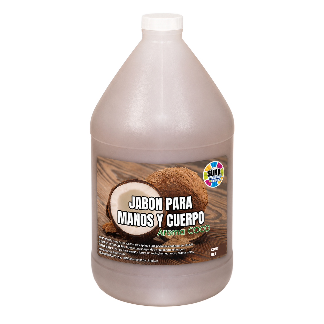 Jabón para Manos y Cuerpo Coco — 4 L