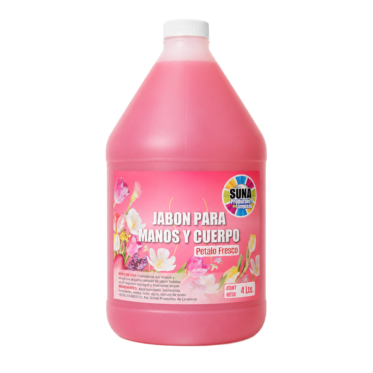Jabón para Manos y Cuerpo Pétalo Fresco — 4 L