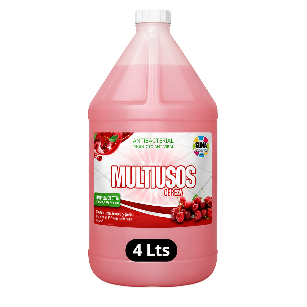 Multiusos Antiviral Cereza — 4 L