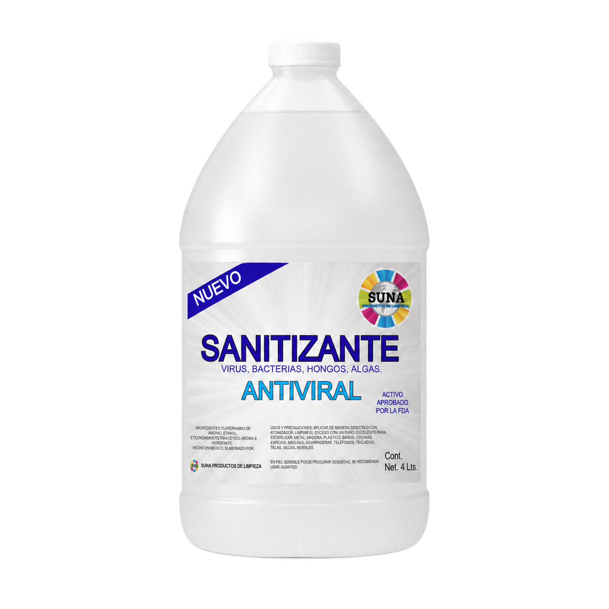 Sanitizante Antiviral SUNA — 4 L