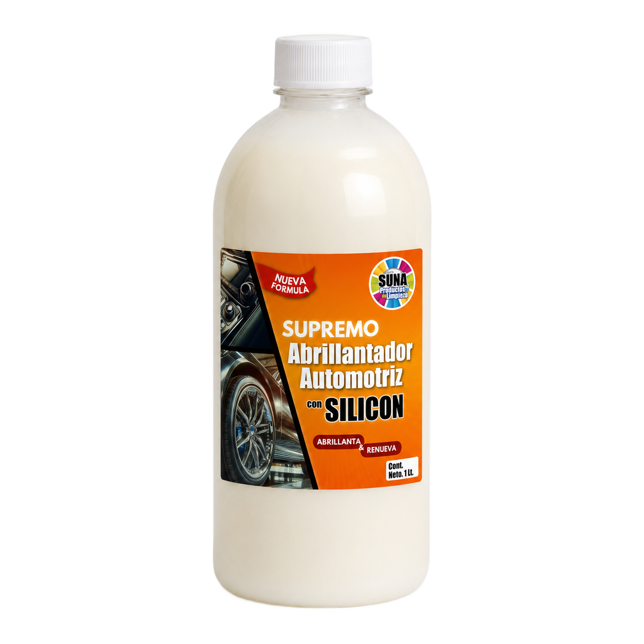 Supremo Abrillantador de Silicón Automotriz — 1 L